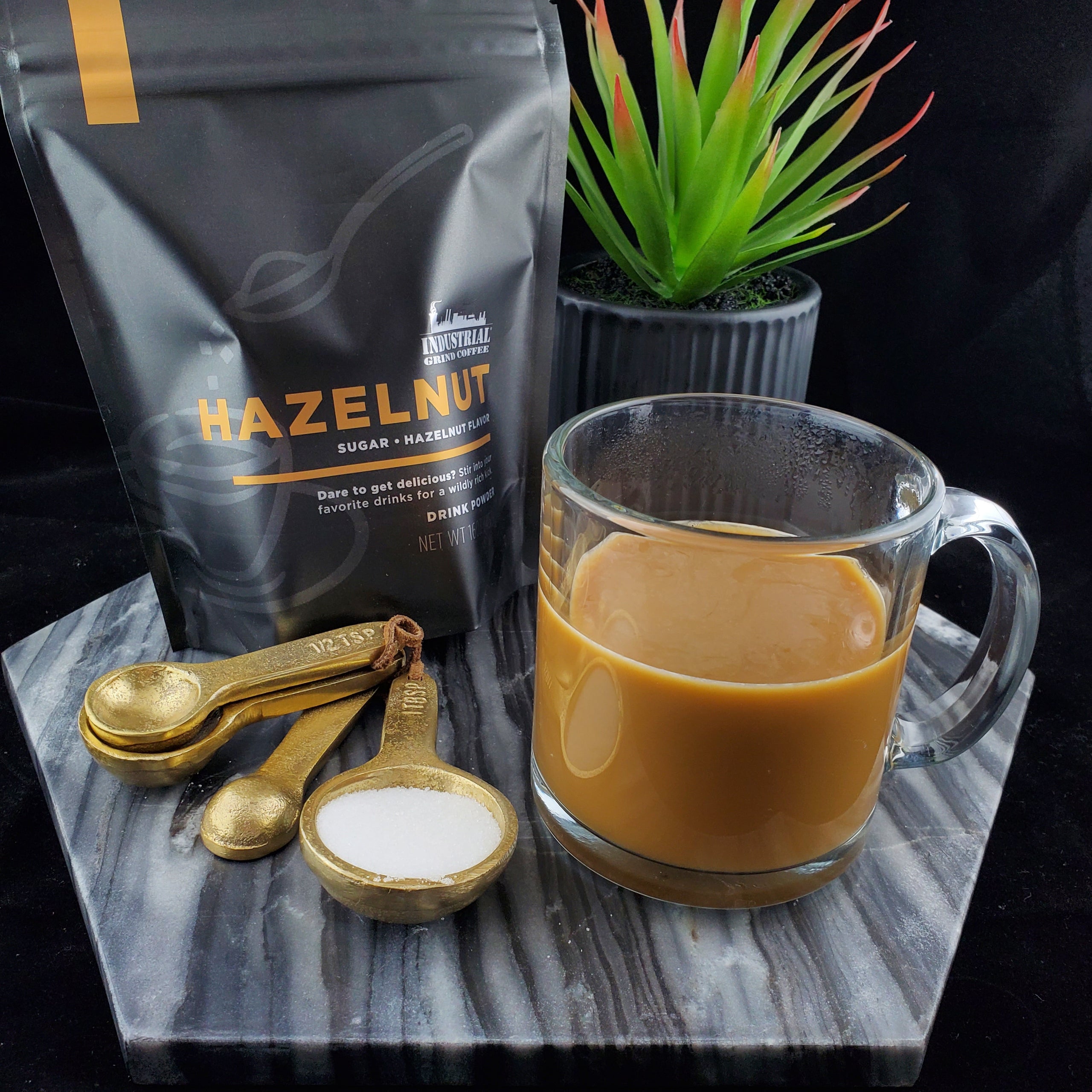 8 lb Hazelnut Drink Powder Industrial Grind Coffee